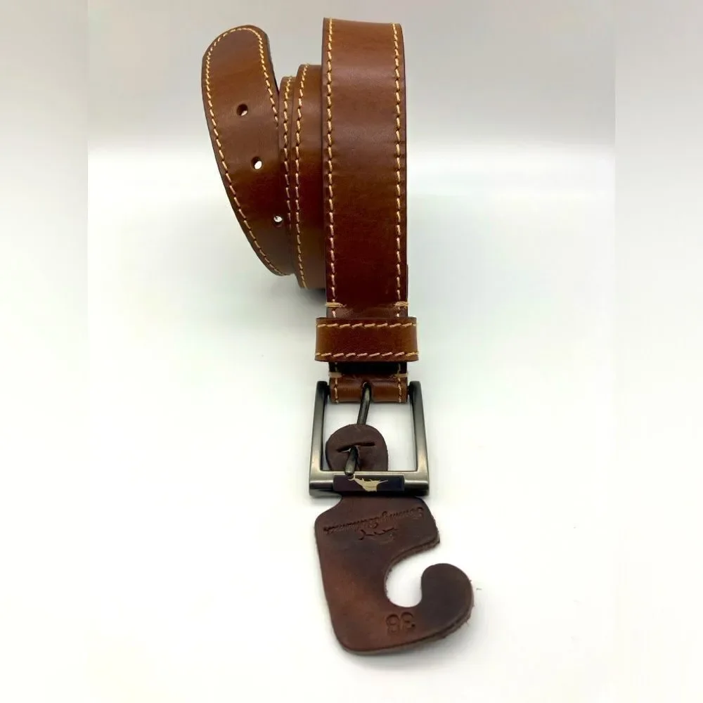 NWT Tommy Bahama Men’s Genuine Italian Leather Belt Size 36 Made in Italy